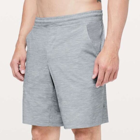 Lululemon Men's Pace Breaker Short 9" *Liner - M Heather Allover Sea Salt Light - Picture 1 of 8